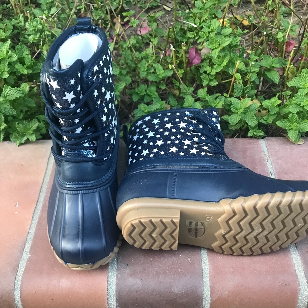 New arrivals Girls lace up duck boots - Picture 4 of 4